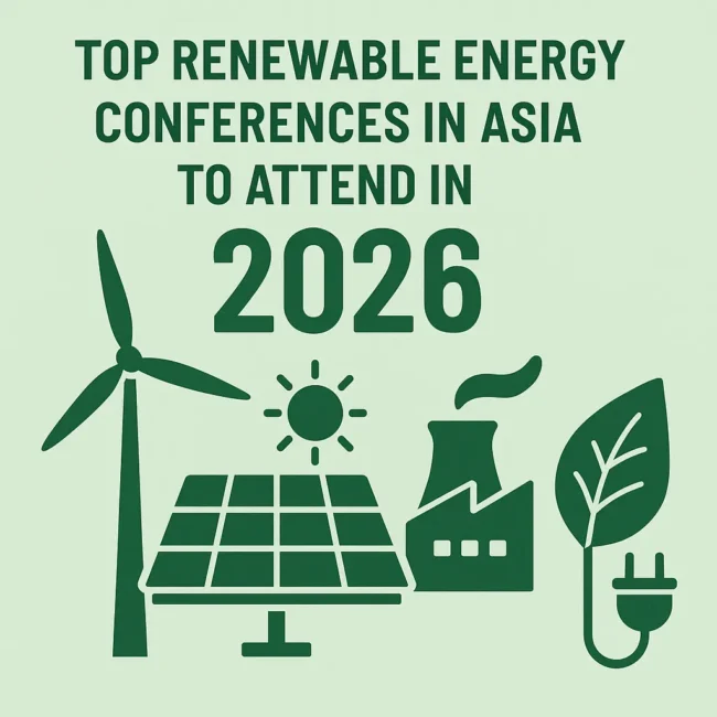 Top Renewable Energy Conferences in Asia to Attend in 2026